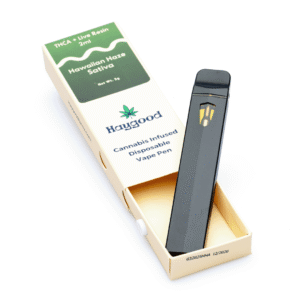Haygood THCa and Live Resin Disposable Vape - Hawaiian Haze Sativa (2 gram) - combo